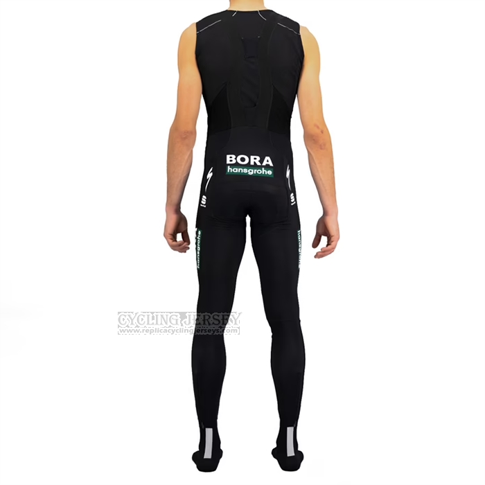 2021 Cycling Jersey Bora-Hansgrone Green Long Sleeve and Bib Short